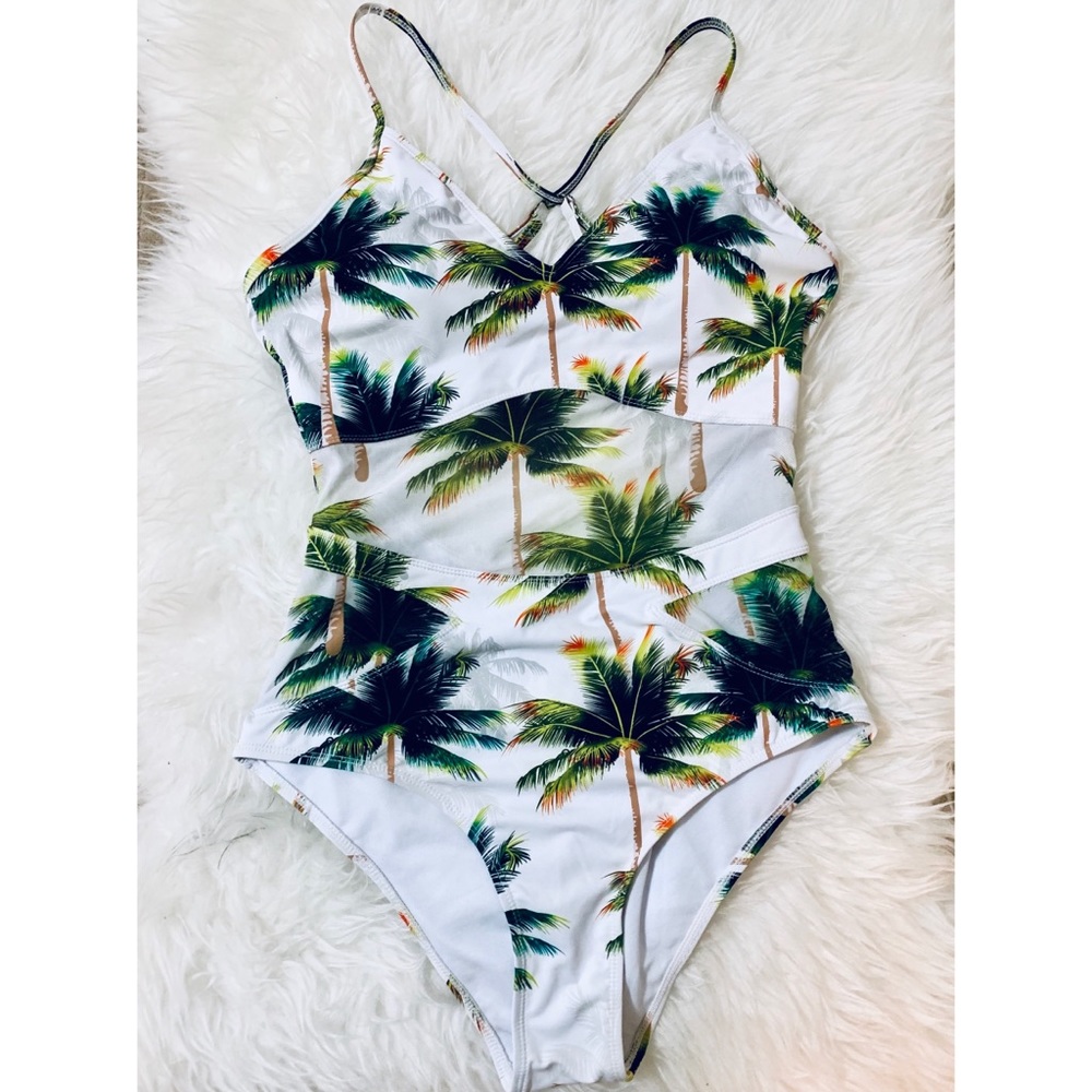 Riversong One Piece Palm Tree Swimsuit